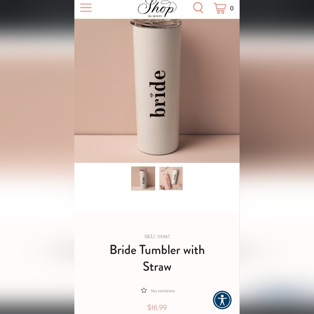 Style Me Pretty Bride Cup (Wedding)